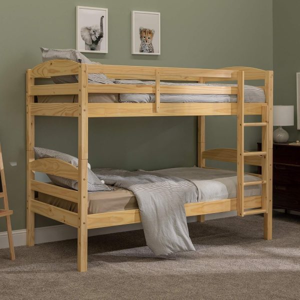 Walker Edison Della Transitional Twin-Over-Twin Bunk Bed Frame, Twin Size, Espresso - Image 10