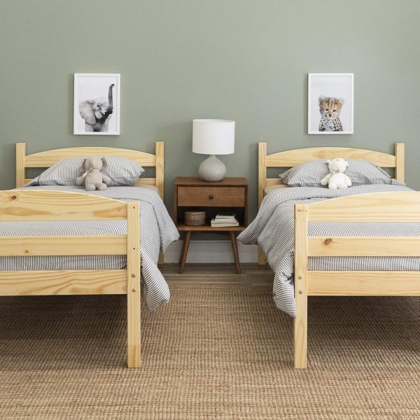 Walker Edison Della Transitional Twin-Over-Twin Bunk Bed Frame, Twin Size, Espresso - Image 12